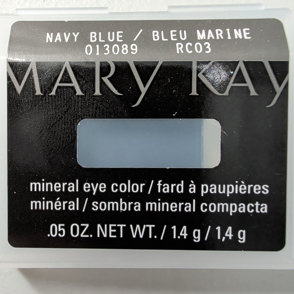 Mary Kay Mineral Eye Color Navy Blue 013089 RC03 Matte Eyeshadow .05 oz New